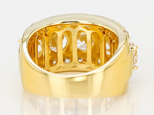 Bella Luce®Dillenium Cut 9.00ctw White Diamond Simulant Eterno™Yellow Ring - Size 11
