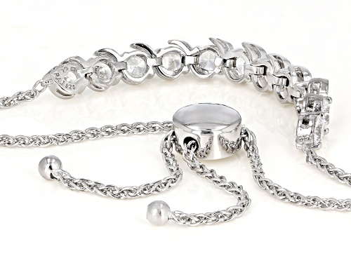 Bella Luce ® 4.05ctw Rhodium Over Sterling Silver Adjustable Bracelet (2.25ctw DEW)