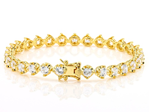 Bella Luce®11.61ctw Dillenium Cut White Diamond Simulant Eterno™Yellow Tennis Bracelet (7.03ctw DEW) - Size 7.25