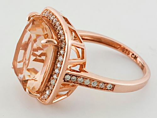 Bella Luce ® Esotica™ 3.50ctw Morganite Simulant & Diamond Simulant Eterno™ Ring - Size 6