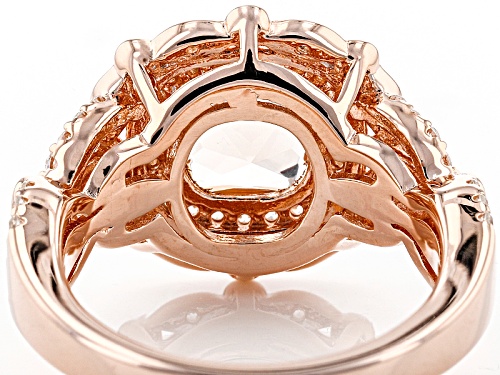 Bella Luce ® Esotica ™ 1.88ctw Morganite & White  Diamond Simulants Eterno ™ Rose Ring - Size 10