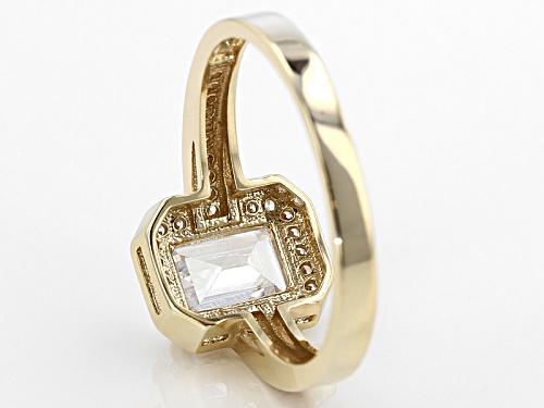 Bella Luce ® 2.13ctw 10k Yellow Gold Ring (1.24ctw Dew) - Size 12