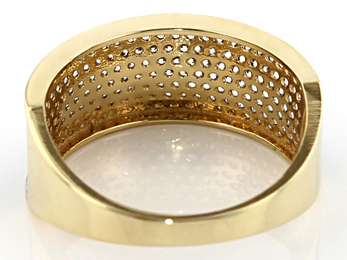 Bella Luce ® 1.70ctw 10k Yellow Gold Ring (.85ctw Dew) - Size 8