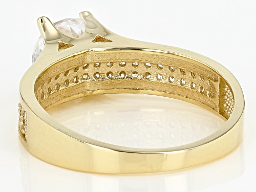 Bella Luce® 2.63ctw 10k Yellow Gold Ring (1.51ctw DEW) - Size 12