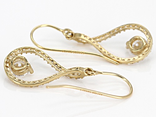 Bella Luce® 1.47ctw 10k Yellow Gold Earrings (.84ctw DEW)