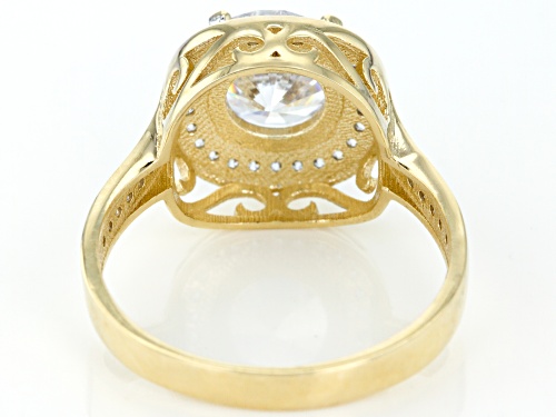 Bella Luce® 2.55ctw 10k Yellow Gold Ring (1.49ctw DEW) - Size 10