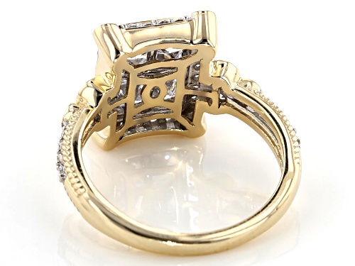 Bella Luce ® 2.24ctw White Diamond Simulant 10k Yellow Gold Ring (1.51ctw DEW) - Size 5
