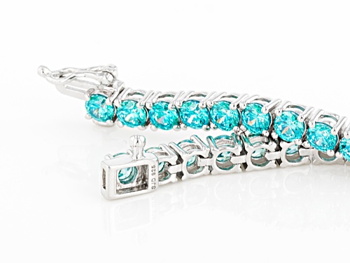 Bella Luce Luxe™ 19.80ctw with Mint Cubic Zirconia Rhodium Over Silver Bracelet - Size 8
