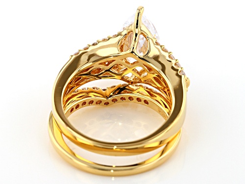 Bella Luce ® 5.85ctw Eterno ™ Yellow Ring With Band (3.72ctw Dew) - Size 12