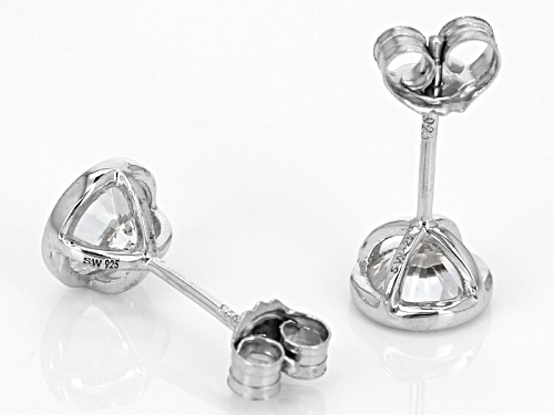Bella Luce®5.72ctw Lavender & White Diamond Simulants Rhodium Over Silver Earrings-Set Of 2