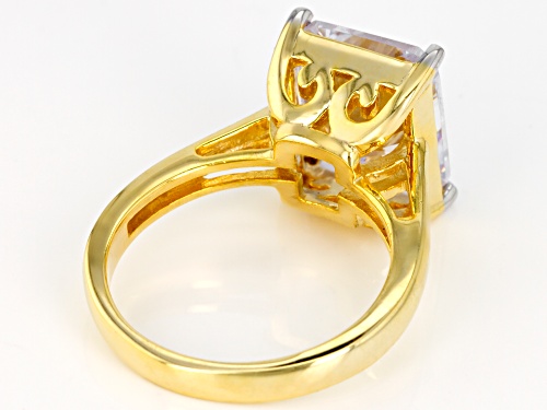 Bella Luce ® 10.70ctw White Diamond Simulant Eterno ™ Yellow Ring (6.00ctw Dew) - Size 5