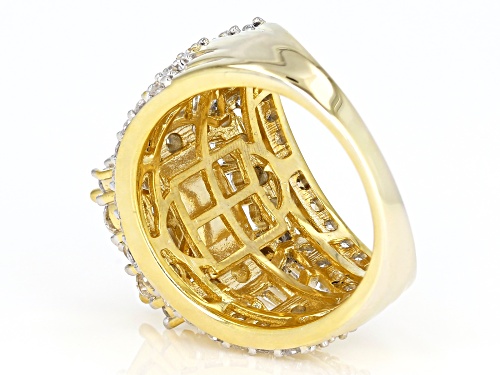Bella Luce ® 5.90CTW White Diamond Simulant Eterno ™ Yellow Ring - Size 5