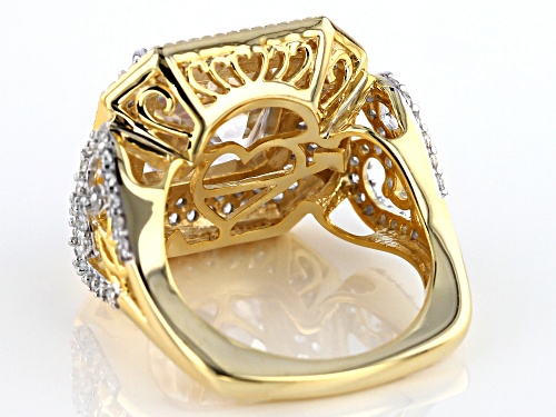 Bella Luce ® 13.52CTW White Diamond Simulant Eterno ™ Yellow Ring - Size 5