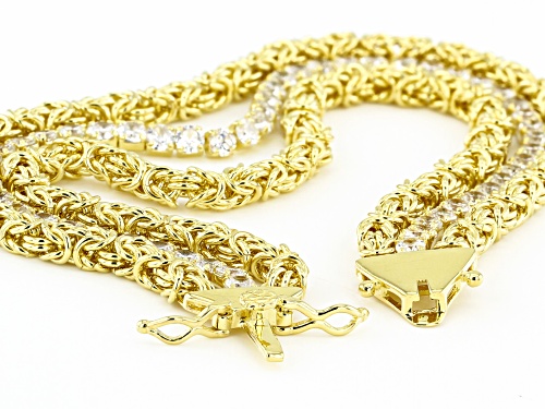 Bella Luce ® 9.41CTW White Diamond Simulant Eterno ™ Yellow Bracelet (6.05CTW DEW) - Size 8