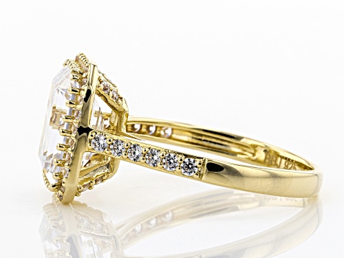 Bella Luce ® 6.63ctw White Diamond Simulant Eterno™ Yellow Ring (4.21ctw DEW) - Size 8