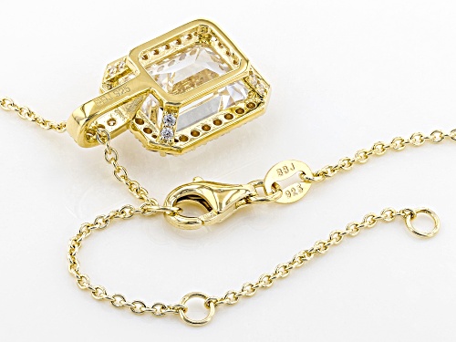 Bella Luce® 10.24ctw White Diamond Simulant Eterno™ Yellow Pendant With Chain (6.22ctw DEW)