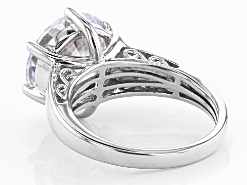 Bella Luce ® 11.90ctw Platinum Over Sterling Silver Ring (6.84ctw DEW) - Size 12