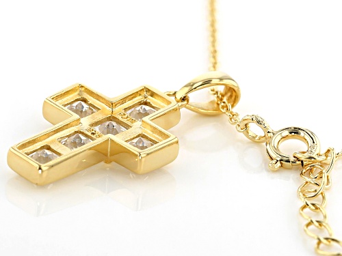 Bella Luce® 3.24ctw Eterno™ Yellow Cross Pendant With Chain (1.64ctw DEW)