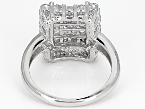 Bella Luce ® 2.54ctw Platinum Over Sterling Silver Ring (1.40ctw DEW) - Size 12