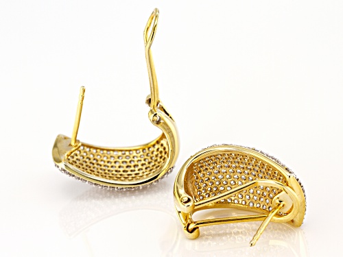 Bella Luce ® 5.86ctw White Diamond Simulant Eterno™ Yellow Earrings (2.73ctw DEW)
