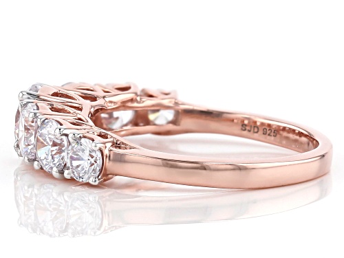 Bella Luce ® 3.85ctw White Diamond Simulant Eterno™ Rose Ring (2.16ctw DEW) - Size 8