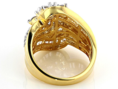 Bella Luce ® 4.50ctw White Diamond Simulant Eterno™ Yellow Ring (2.52ctw DEW) - Size 5