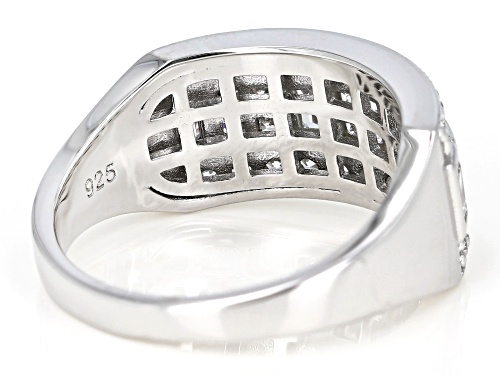 Bella Luce ® 1.36ctw Platinum Over Sterling Silver Ring (0.73ctw DEW) - Size 7