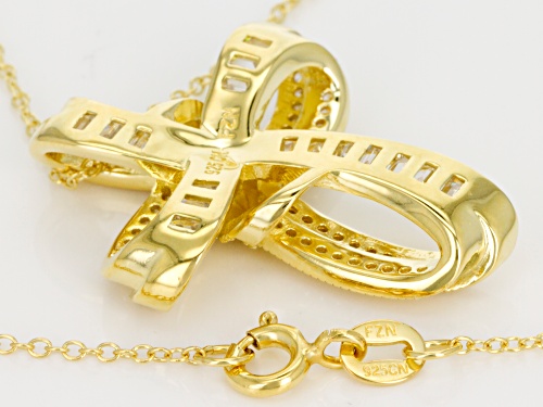 Bella Luce® 1.84ctw Eterno™ Yellow Cross Pendant With Chain (1.08ctw DEW)