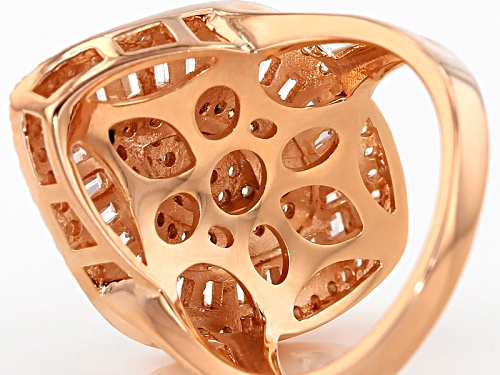 Bella Luce ® 1.99ctw Champagne And White Diamond Simulants Eterno ™ Rose Ring - Size 5