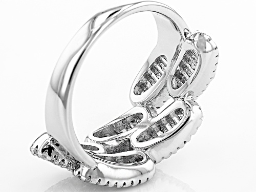 Bella Luce ® 2.44ctw Rhodium Over Sterling Silver Ring (1.73ctw Dew) - Size 7
