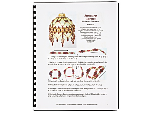 Deb Moffett-Hall's 2010 Ornament book