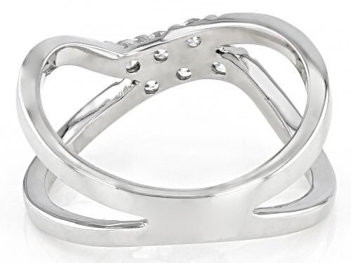Bella Luce ® 0.50ctw Rhodium Over Sterling Silver Ring (0.24ctw DEW) - Size 7