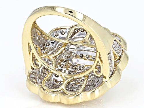 1.75ctw Round Candlelight Diamonds™ 10K Yellow Gold Ring - Size 8