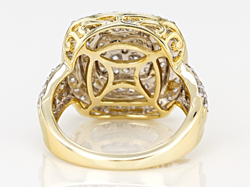 2.00ctw Round White Diamond 10k Yellow Gold Ring - Size 5.5