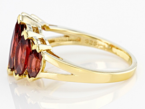 2.59ctw Red Vermelho Garnet™ 18K Yellow Gold Over Sterling Silver Ring - Size 9