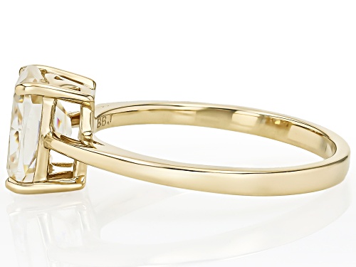 2.88ct Strontium Titanate 10k Yellow Gold Ring - Size 11