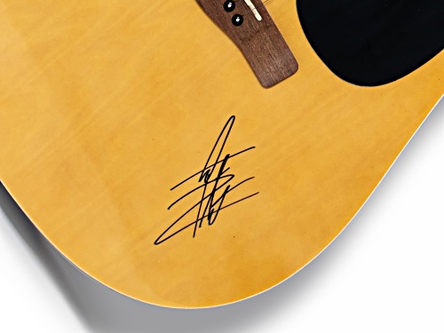 Back The Beat: Autographed Thomas Rhett and Rhett Akins Guitar