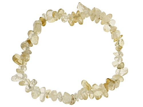 Free-Form Multi-Color Assorted Gemstone Set of 10 Chip Stretch Bracelets