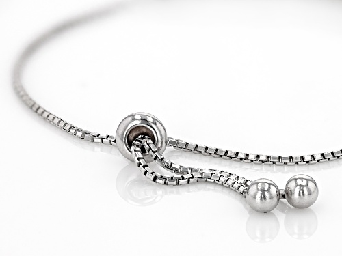 6.46ctw Cushion Strontium Titanate Sterling Silver Bracelet