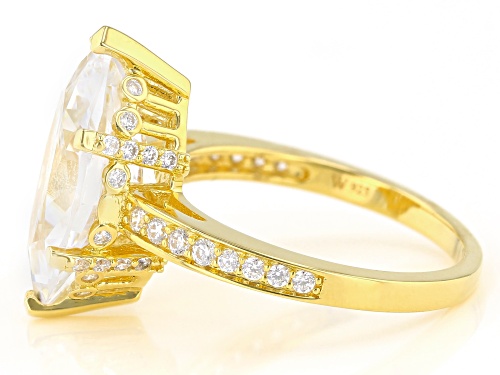 Charles Winston For Bella Luce® 8.80ctw White Diamond Simulant Eterno™ Yellow Ring (4.32ctw DEW) - Size 12