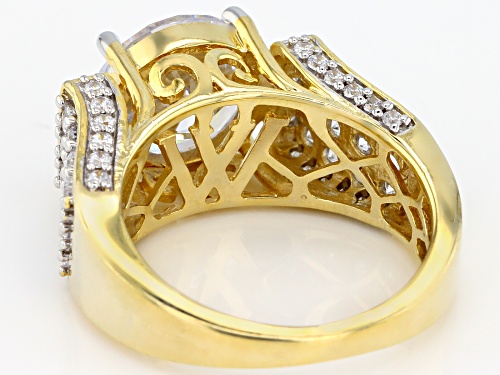 Charles Winston For Bella Luce ® 8.76ctw White Diamond Simulant Eterno ™ Yellow Ring - Size 10
