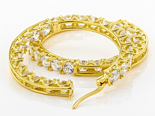 Charles Winston For Bella Luce® 17.00ctw Eterno ™ Yellow Hoop Earrings (11.00ctw Dew)