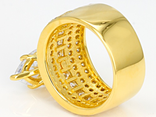 Charles Winston For Bella Luce ® 11.36CTW White Diamond Simulant Eterno ™ Yellow Ring - Size 11