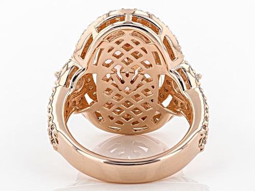Charles Winston for Bella Luce ® 8.25CTW Morganite & White Diamond Simulants Eterno ™ Rose Ring - Size 7