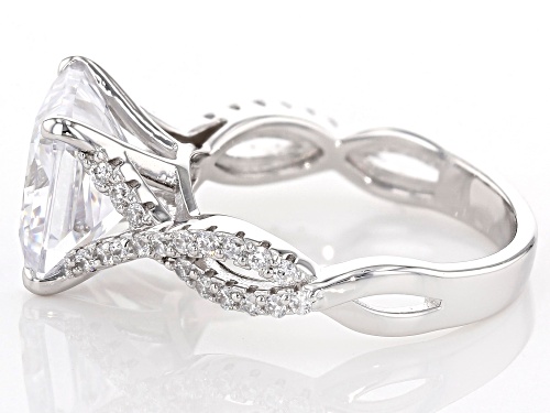 Charles Winston for Bella Luce® 8.50CTW Scintillant Cut® Rhodium Over Sterling Silver Ring - Size 11