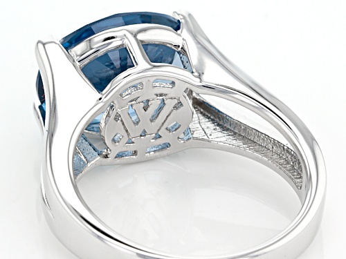Charles Winston For Bella Luce ® Lab Created Blue Spinel Rhodium Over Sterling Ring - Size 5