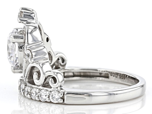 Charles Winston For Bella Luce ® 2.29ctw Rhodium Over Sterling Silver Ring (1.48ctw DEW) - Size 8