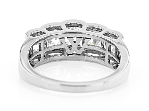 Charles Winston For Bella Luce® 2.48ctw White Diamond Simulant Rhodium Over Silver Ring(1.50ctw DEW) - Size 9