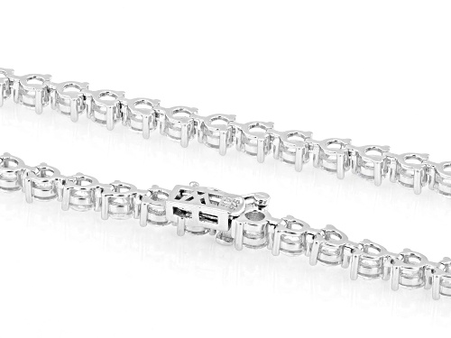 Charles Winston For Bella Luce® 34.00ctw Dia Simulant Rhodium Over Silver Martini Tennis Necklace - Size 18.25