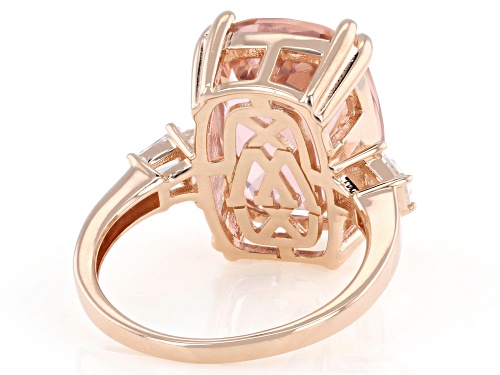 Charles Winston For Bella Luce® 9.95ctw Morganite and Diamond Simulants Eterno™ Rose Ring - Size 8